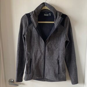 Athleta Gray Zip-Up Jacket